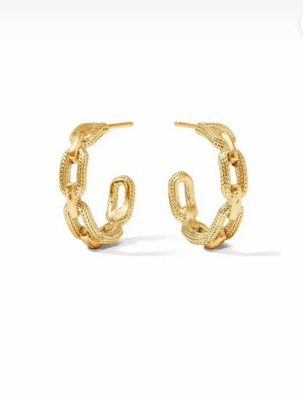 NWOT Julie Vos Cheval Paperclip Hoops